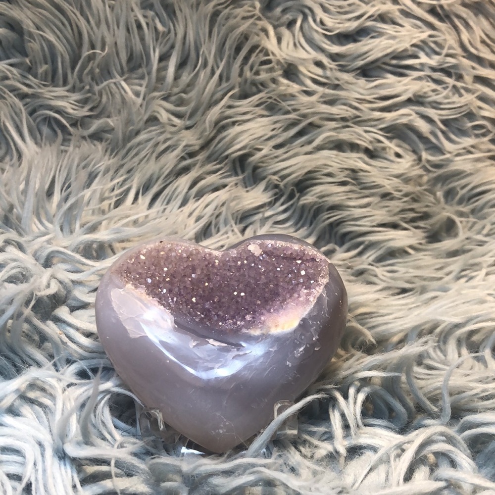Amethyst heart